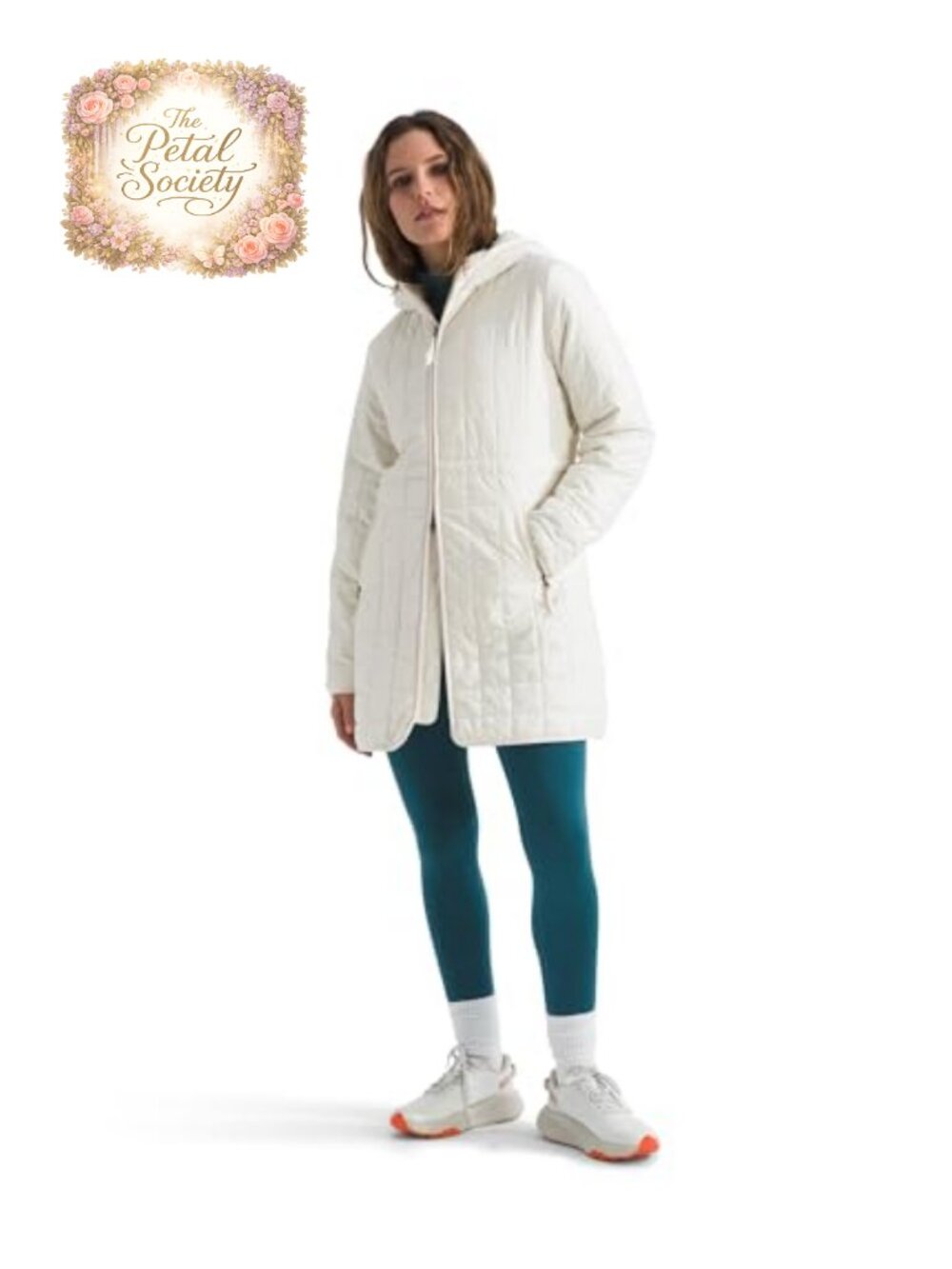 Insulated Parka Water Repellent Recycled Polyester Winter Jacket Zip Pockets